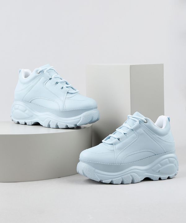 Tênis Feminino Oneself Chunky Azul Claro 36