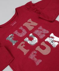 Blusa-Infantil-Com-Texto-e-Paete-Manga-Longa-com-Babado-Decote-Redondo-Vinho-9912440-Vinho_4