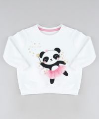 Blusao-de-Moletom-Infantil-Panda-Bailarina-com-Tule-Off-White-9887636-Off_White_1