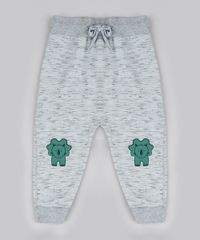 Calca-de-Moletom-Infantil-Saruel-com-Joelheira-de-Elefante-Cinza-Mescla-9946172-Cinza_Mescla_1