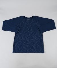 Camiseta-Juvenil-Mescla-com-Bolso-Manga-Longa-Raglan-Gola-Careca-Azul-Marinho-Mescla-9944472-Azul_Marinho_Mescla_1