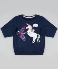 Blusao-de-Moletom-infantil-Unicornio-com-Paete-Azul-Marinho-9944558-Azul_Marinho_1