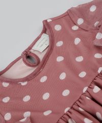 Vestido-Infantil-em-Tule-Estampado-de-Poa-Manga-Longa-Rose-9946881-Rose_5