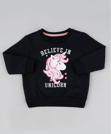Blusao-de-Moletom-Infantil-Unicornio-Preto-9887634-Preto_1