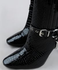 Bota-Feminina-Oneself-Croco-Salto-Alto-Cano-Curto-com-Fivela-Preta-9948239-Preto_3 Bota-Feminina-Oneself-Croco-Salto-Alto-Cano-Curto-com-Fivela-Preta-9948239-Preto_3