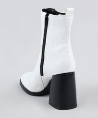 Bota-Feminina-Oneself-Croco-Salto-Alto-Cano-Curto-com-Elastico-Branca-9948241-Branco_4