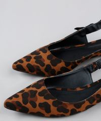 Sapatilha-Feminina-Bico-Fino-Oneself-Aberta-Estampa-de-Oncinha-Bege-9948216-Bege_3