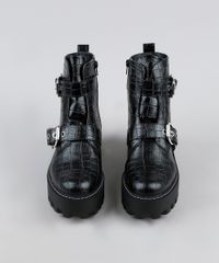 Bota-Feminina-Oneself-Cano-Curto-Choco-com-Tiras-e-Fivelas-Preta-9948235-Preto_5