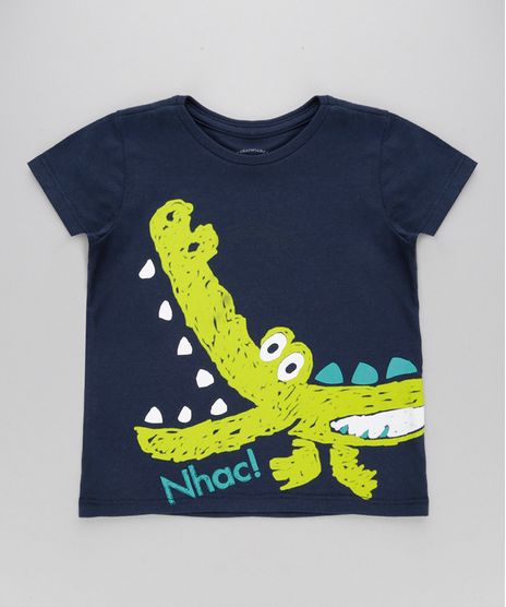 Camiseta-com-Estampa-de-Jacare-Azul-Marinho-8702211-Azul_Marinho_1