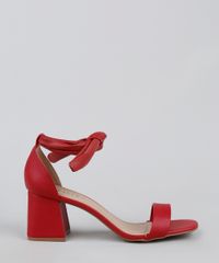 Sandalia-Feminina-Oneself-Salto-Baixo-Grosso-com-Tira-para-Amarrar-Vermelha-9948045-Vermelho_2