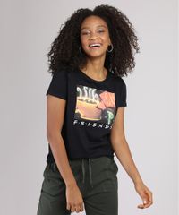 Blusa-Feminina-Friends-Manga-Curta-Decote-Redondo-Preta-9950855-Preto_1 Blusa-Feminina-Friends-Manga-Curta-Decote-Redondo-Preta-9950855-Preto_1
