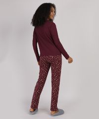 Pijama-Feminino-Harry-Potter-Grifinoria-Manga-Longa-Vinho-9928553-Vinho_2