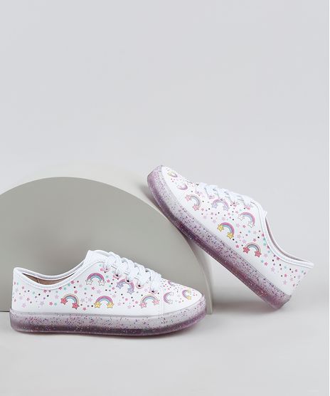 Tenis-Infantil-Molekinha-Arco-Iris-com-Glitter-Branco-9948752-Branco_1