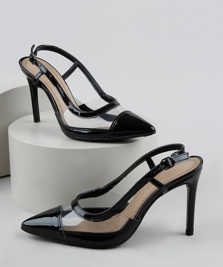 Scarpin-Feminino-Oneself-Salto-Alto-Fino-Bico-Fino-em-Vinil-Preto-9948244-Preto_1