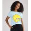 Blusa-Feminina-Lisa-Simpson-Manga-Curta-Decote-Redondo-Verde-Claro-9943564-Verde_Claro_1