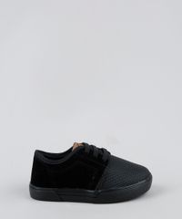 Tenis-Infantil-Molekinho-com-Textura-e-Suede-Preto-9949138-Preto_2
