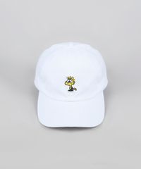 Bone-Masculino-Snoopy-Aba-Curva-Branco-9946718-Branco_1