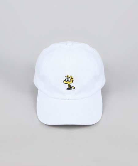 Bone-Masculino-Snoopy-Aba-Curva-Branco-9946718-Branco_1
