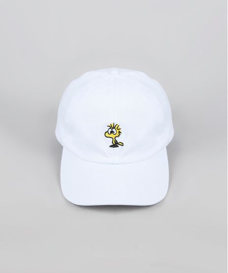 Bone-Masculino-Snoopy-Aba-Curva-Branco-9946718-Branco_1