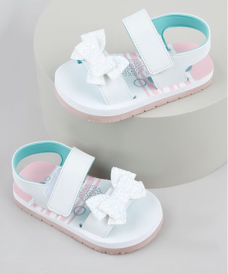 Sandalia-Infantil-Molekinha-com-Laco-Brilhante-Branca-9949128-Branco_1