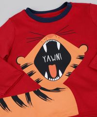 Pijama-Infantil-Tigre-Manga-Longa-Gola-Careca-Vermelho-9950738-Vermelho_3