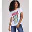 Blusa-Feminina-Marvel-Manga-Curta-Decote-Redondo-Cinza-Mescla-Claro-9894526-Cinza_Mescla_Claro_1