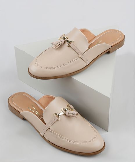 Mule-Feminino-Vizzano-com-Tira-e-Tassel-Bege-9948634-Bege_1