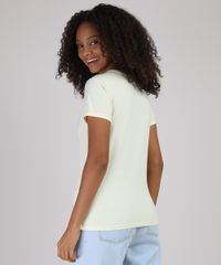 Blusa-Feminina-Friends-Manga-Curta-Decote-Redondo-Amarela-Claro-9943563-Amarelo_Claro_2