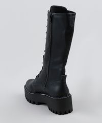 Bota-Coturno-Feminina-Oneself-Cano-Alto-com-Cadarco-Preta-9948237-Preto_4