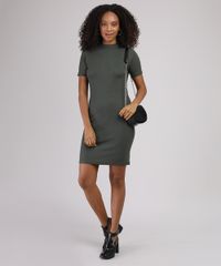 Vestido-Feminino-Basico-Curto-Canelado-Manga-Curta-Gola-Alta-Verde-Militar-9942908-Verde_Militar_3
