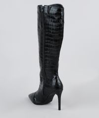 Bota-Feminina-Oneself-Croco-Cano-Alto-Salto-Alto-Preta-9948249-Preto_4