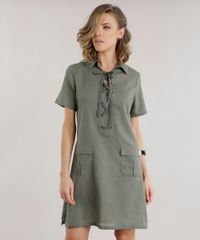 Vestido-em-Linho-Verde-Militar-8591953-Verde_Militar_1