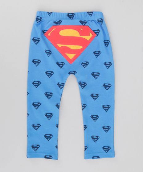 Calca-Estampada-Super-Homem-em-Algodao---Sustentavel-Azul-Royal-8622564-Azul_Royal_1