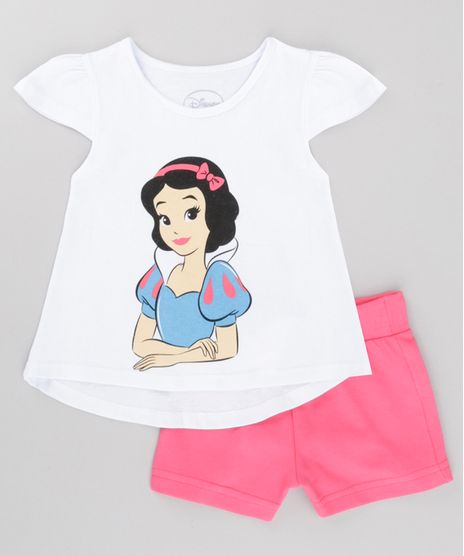 Conjunto-de-Blusa-Branca---Short-Branca-de-Neve-Rosa-8722917-Rosa_1