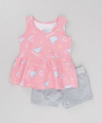 Conjunto-de-Regata-Estampada-Rosa---Short-Cinderela-Cinza-Mescla-8722923-Cinza_Mescla_1