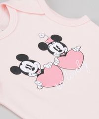 Body-Mickey-e-Minnie-em-Algodao---Sustentavel-Rosa-Claro-8582871-Rosa_Claro_4