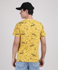 Camiseta-Juvenil-Bart-Simpsons-Estampada-Manga-Curta--Amarela-9541652-Amarelo_2