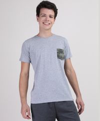 Camiseta-Juvenil-com-Bolso-Estampado-Camuflado-Manga-Curta-Cinza-Mescla-9944015-Cinza_Mescla_1