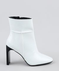 Bota-Feminina-Oneself-Salto-Alto-Cano-Curto-com-Recorte-Branca-9948253-Branco_2