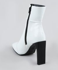 Bota-Feminina-Oneself-Salto-Alto-Cano-Curto-com-Recorte-Branca-9948253-Branco_4