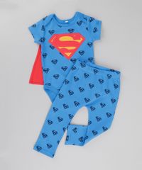 Body-Estampado-Super-Homem-com-Capa-em-Algodao---Sustentavel-Azul-8622557-Azul_3