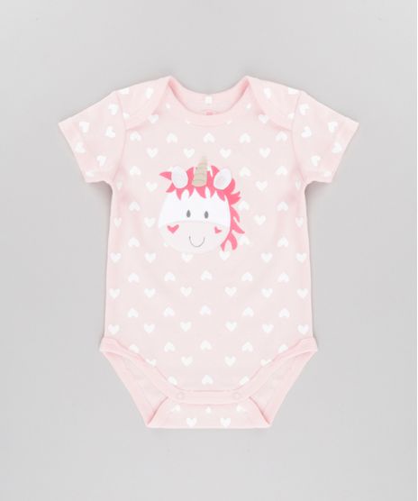 Body-Estampado-Unicornio-em-Algodao---Sustentavel-Rosa-Claro-8580350-Rosa_Claro_1