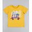 Camiseta-Infantil-Dinossauros-no-Carro-Manga-Curta-Amarela-9943043-Amarelo_1