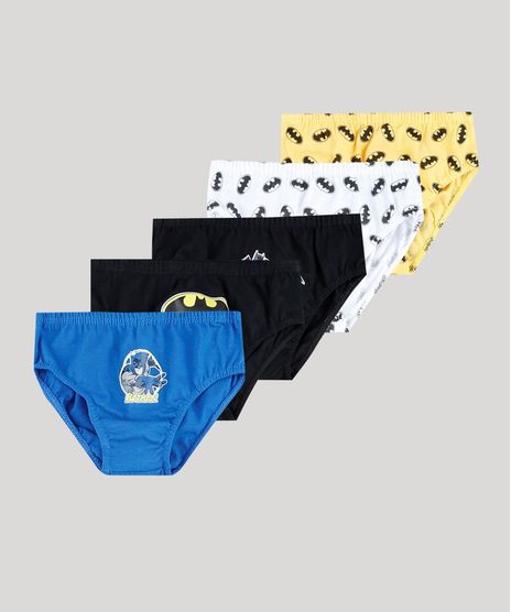 Kit-de-5-Cuecas-Infantis-Batman-Slip-Multicor-9947155-Multicor_1