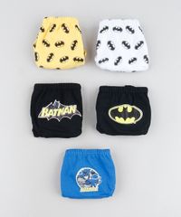 Kit-de-5-Cuecas-Infantis-Batman-Slip-Multicor-9947155-Multicor_5