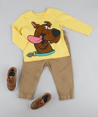 Camiseta-Infantil-Scooby-Doo-Manga-Longa-Amarela-9944606-Amarelo_3
