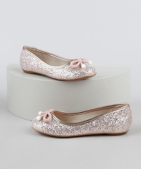 Sapatilha-Infantil-Molekinha-Bico-Redondo-em-Glitter-com-Laco-Rose-9949084-Rose_1