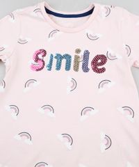Blusa-Infantil-Smile-em-Paete-e-Arco-Iris-Manga-Curta-Rosa-Claro-9947200-Rosa_Claro_3