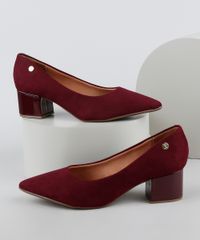 Scarpin-Feminino-Salto-Baixo-Grosso-Bico-Fino-Em-Suede-Vinho-9947847-Vinho_1