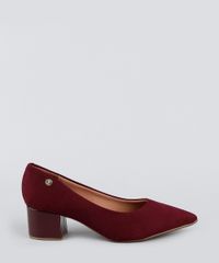 Scarpin-Feminino-Salto-Baixo-Grosso-Bico-Fino-Em-Suede-Vinho-9947847-Vinho_2